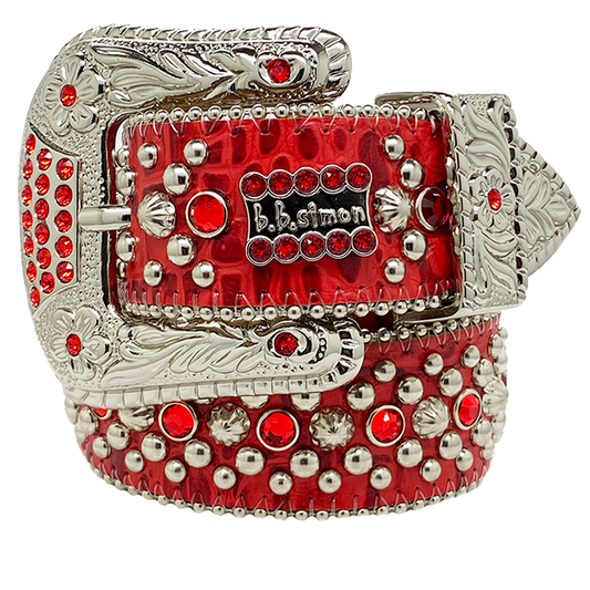 BB.SIMON BELT Trojan – Red(380-A46-LT.SIAM-SF)