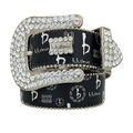 BB.SIMON BELT Classic BB Pattern Black/Clear (3000-R97-CLEAR-SF)