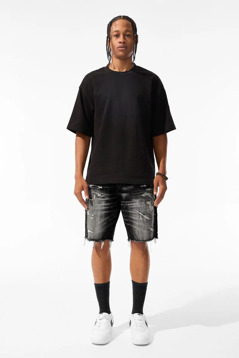 JORDAN CRAIG USED LOOK CARPENTER SHORTS J3213S9 (INDUSTRIAL BLK)