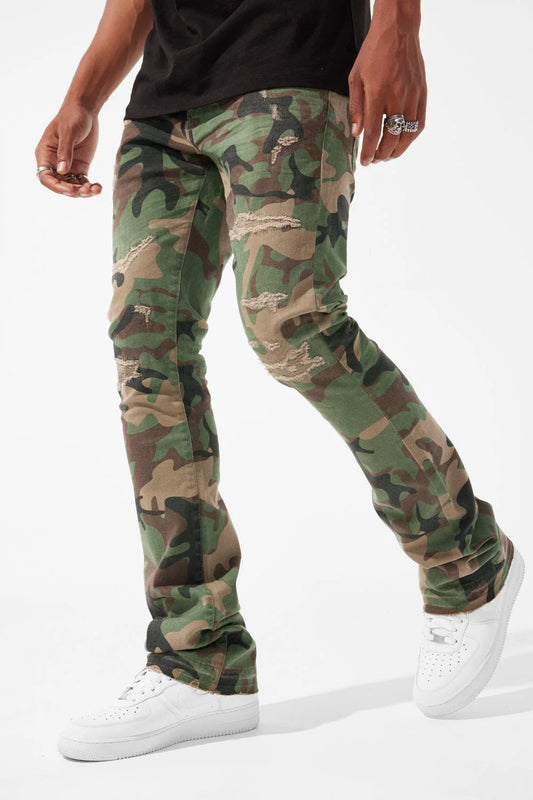 JORDAN CRAIG Martin Stacked - Tribeca Twill Pants (VINTAGE CAMO) JTF990RC_2