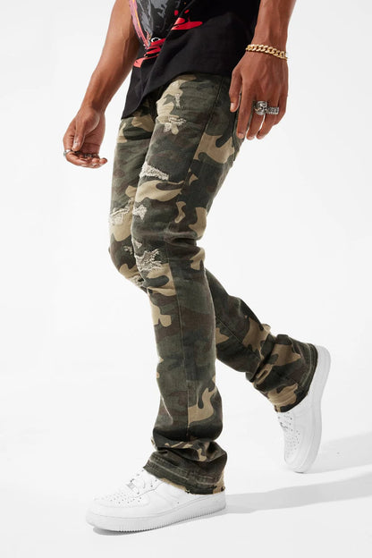 JORDAN CRAIG Martin Stacked - Tribeca Twill Pants (Woodland) JTF990RC_2