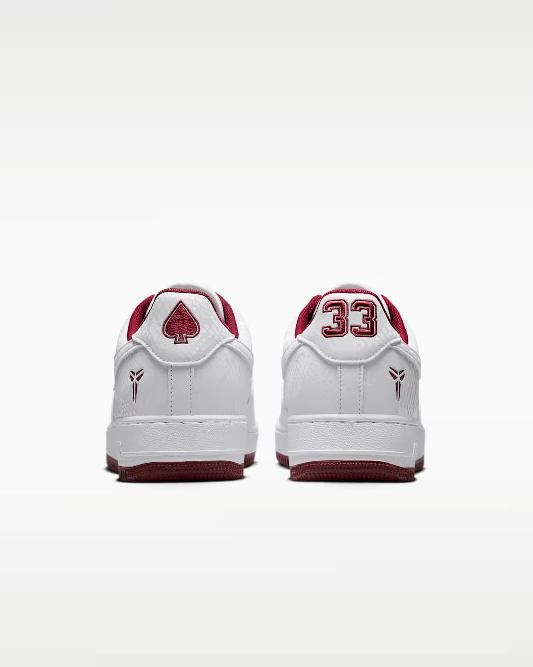 Nike Kobe Air Force 1 Low White/Team Red IB0018-101
