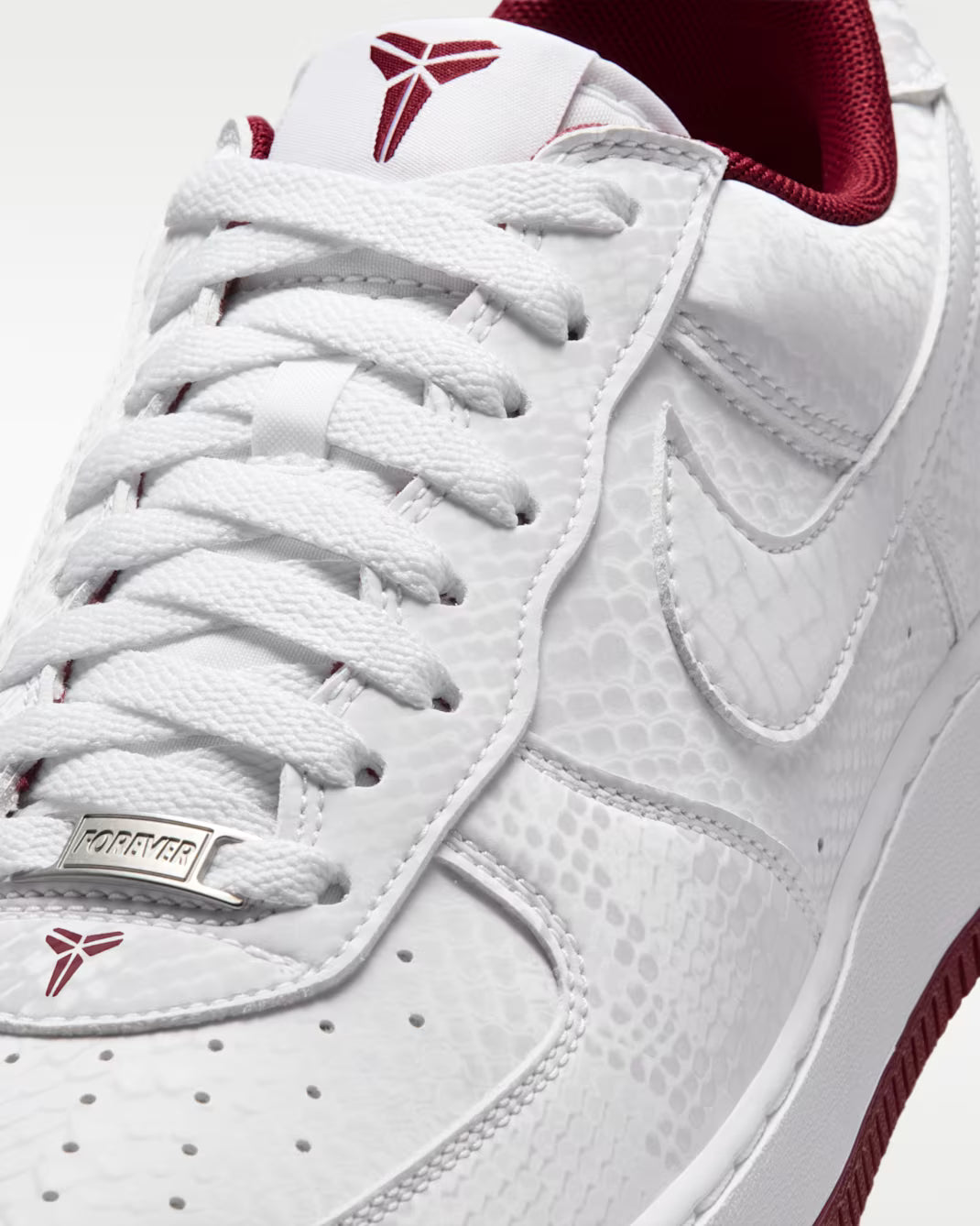 Nike Kobe Air Force 1 Low White/Team Red IB0018-101