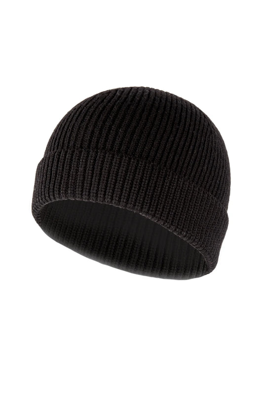CITYLAB WOOL BLEND BEANIE W013B- BLACK