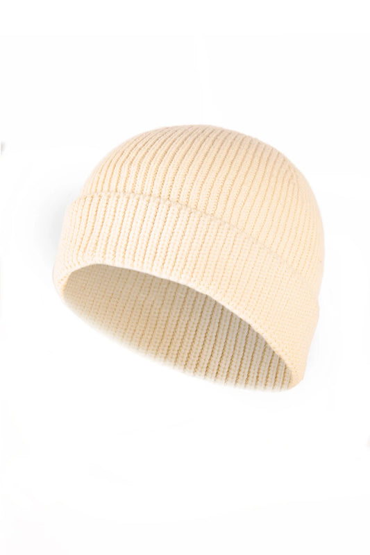CITYLAB WOOL BLEND BEANIE W013B- CREAM