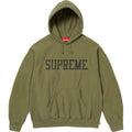 VARSITY HOODED SWEATSHIRT 'DARK OLIVE'
