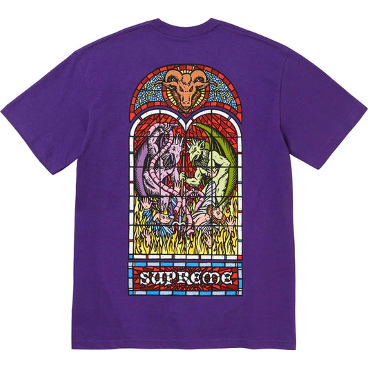 SUPREME WORSHIP TEE 'PURPLE'