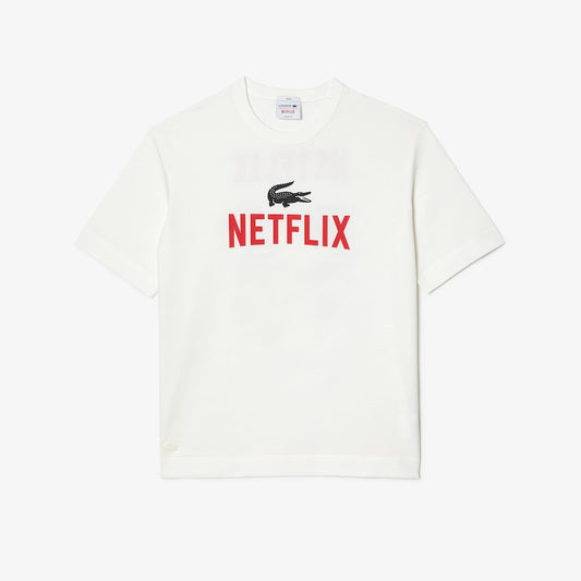 Unisex Lacoste x Netflix Loose Fit Organic Cotton T-Shirt