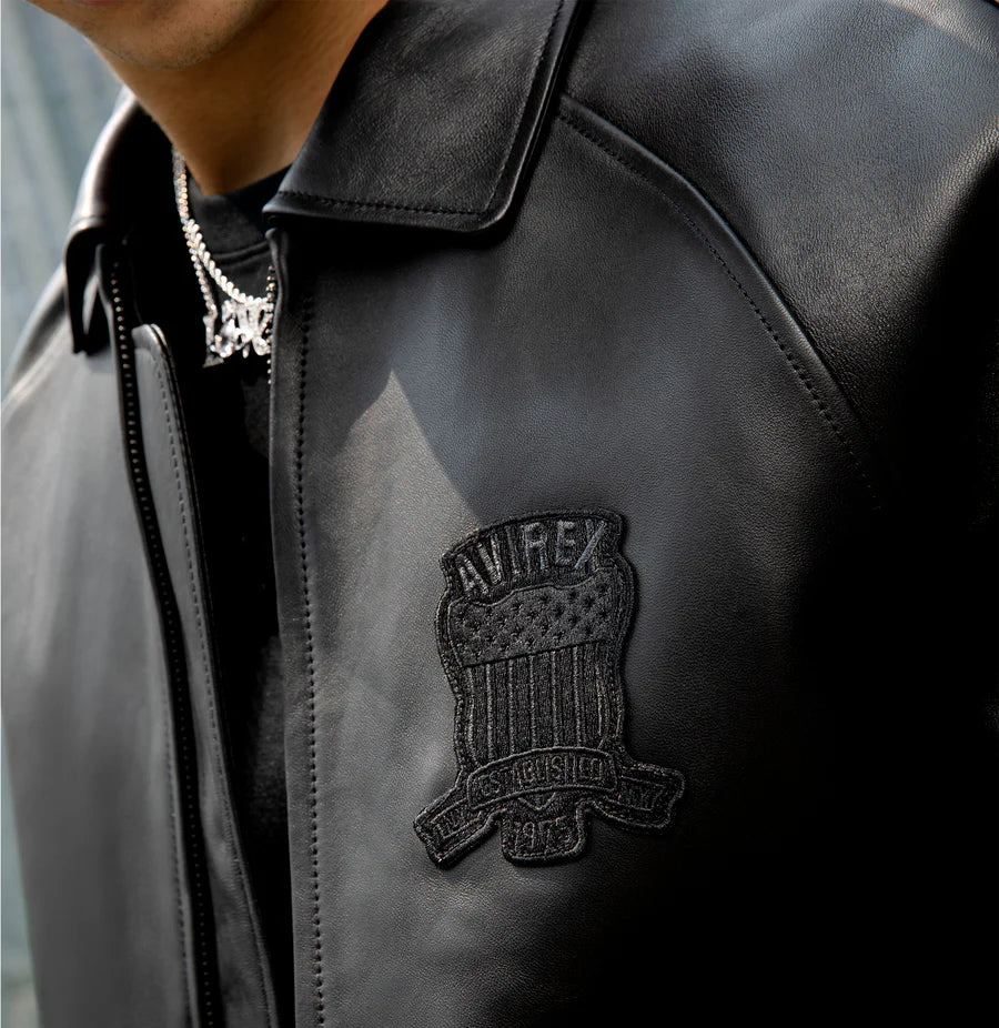 AVIREX ICON JACKET AVF24IO30 001 BLACK