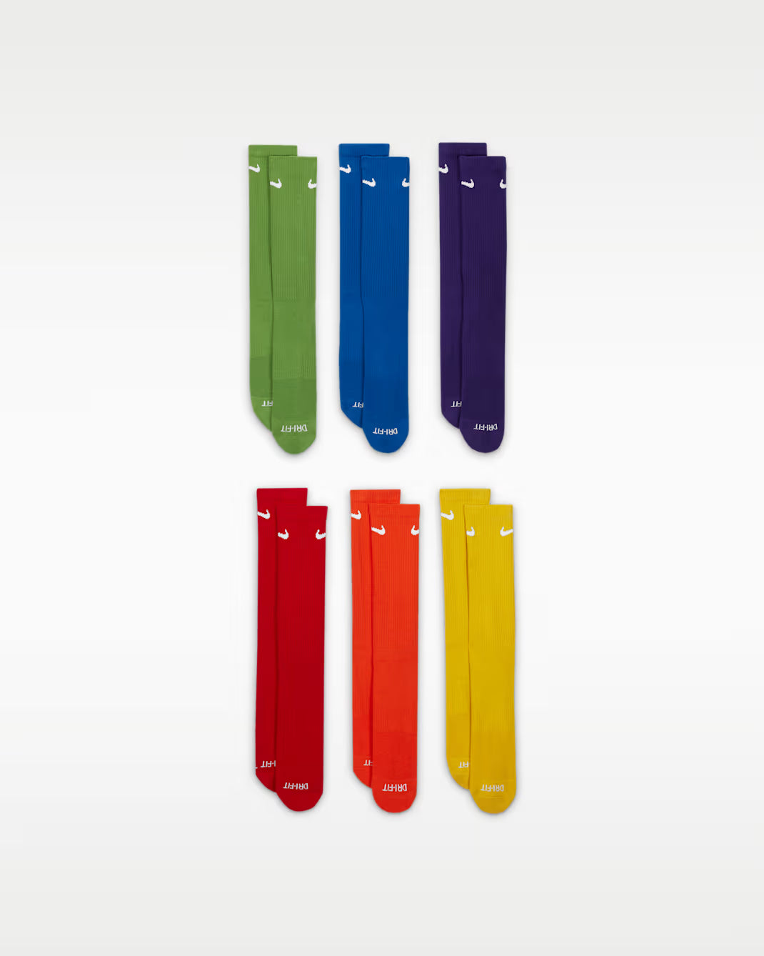 Nike Everyday Plus Cushioned Training Crew Socks (6 Pairs) SX6897-903