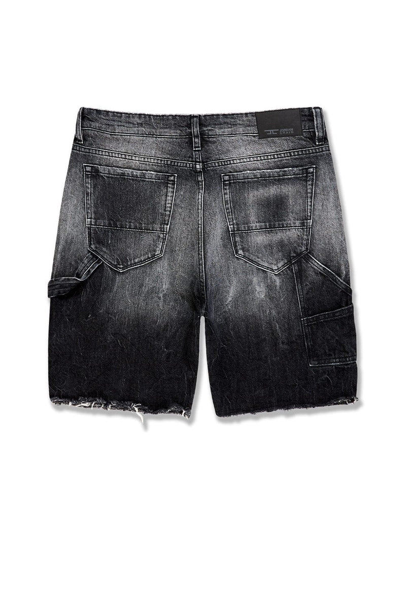 JORDAN CRAIG USED LOOK CARPENTER SHORTS J3213S9 (INDUSTRIAL BLK)