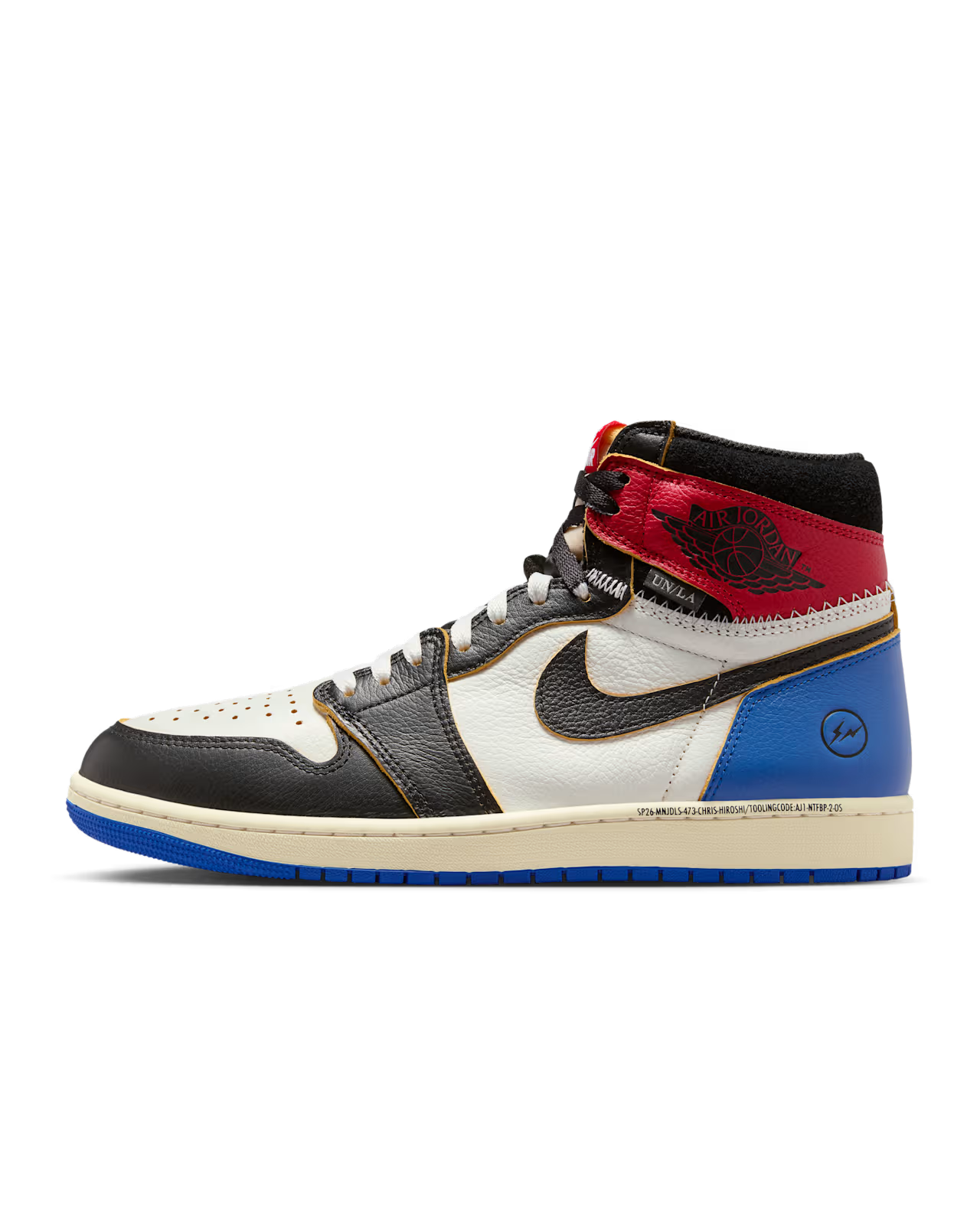 Air Jordan 1 Retro High OG Union x Fragment Black Royal  IO7847-002