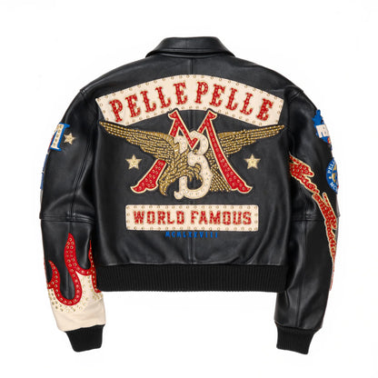 Pelle Pelle World Famous Pelle Womens Crop Jacket