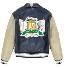 Avirex World Series Jacket - Navy Blue
