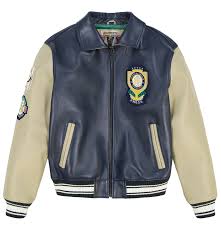Avirex World Series Jacket - Navy Blue