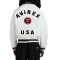 Avirex Stadium Jacket - Snow White