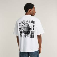 G-STAR KNOLLING BACK GR BOXY RT- WHITE