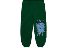 SP5DER GREEN WEB SWEATPANT