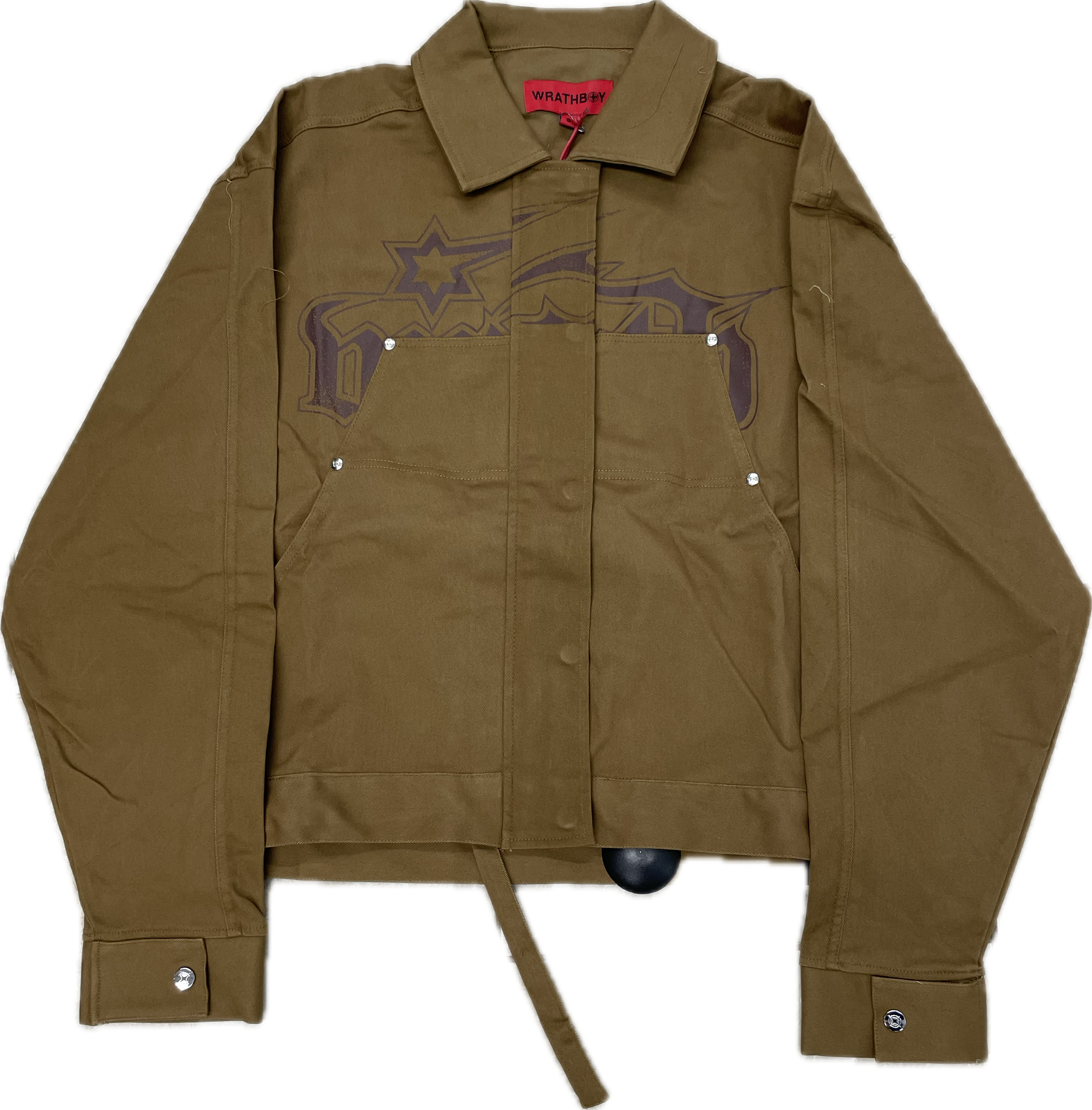 WRATHBOY PREMIUM TWILL JACKET (WB03-057 KHAKI)