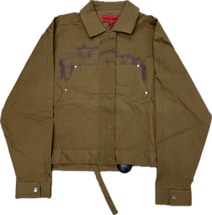 WRATHBOY PREMIUM TWILL JACKET (WB03-057 KHAKI)