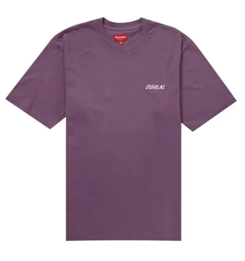 SUPREME WASHED SCRIPT S/S T-SHIRT