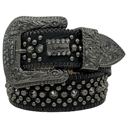 BB.SIMON BELT Trojan – Jet Hematite(380-J59-JETHEM-BF)