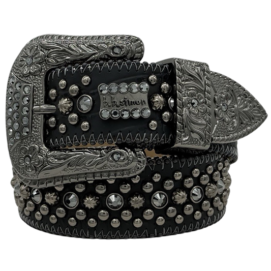 BB.SIMON BELT Trojan – Jet Hematite(380-J59-JETHEM-BF)