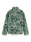 SCOTCH & SODA POLAR FLEECE ZIP SWEATSHIRT-SAN FRAN FLOWER