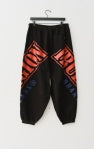 TRUE RELIGION OVERT ARCH LOGO BAGGY JOGGER - JET BLACK - 109859-JET BLACK