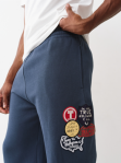 TRUE RELIGION PATCH VINTAGE BAGGY JOGGER-MIDNIGHT NAVY