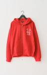 TRUE RELIGION RIB STITCH DEPT BOXY ZIP UP - TRV RED - 109816