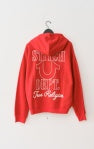 TRUE RELIGION RIB STITCH DEPT BOXY ZIP UP - TRV RED - 109816