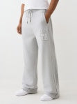 TRUE RELIGION RIB STITCH DEPT BAGGY SWEATS - HEATHER GREY - 109817-HEATHER GREY