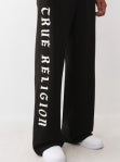 True Religion TR FLAG BAGGY SWEATPANT - JET BLACK