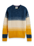 SCOTCH & SODA ALPACA WOOL-BLEND SWEATER -YELLOW BLUE GRADIENT