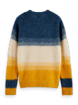 SCOTCH & SODA ALPACA WOOL-BLEND SWEATER -YELLOW BLUE GRADIENT