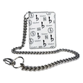 B.B SIMON WALLET/CHAIN WAL-R98-CLEAR-SF-CH3