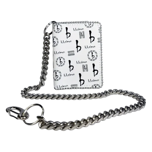 B.B SIMON WALLET/CHAIN WAL-R98-CLEAR-SF-CH3