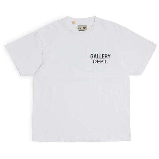 GALLERY DEPT. Vintage Souvenir Logo-Print Cotton-Jersey T-Shirt-White