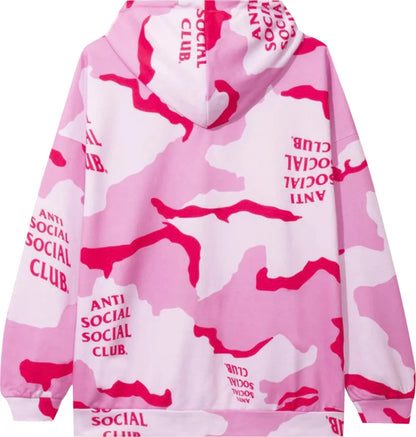 Anti Social Social Club Cotton Candy Hoodie Pink Camo