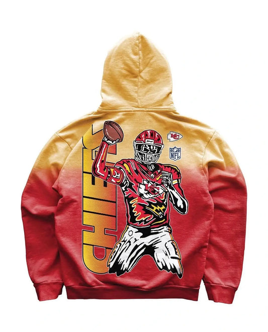 WARREN LOTAS CHIEFS GO LONG OMBRE HOODIE