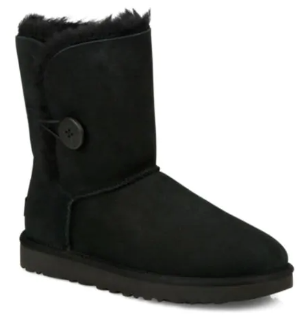 UGG-BAILEY BUTTON II BOOTS-BLACK