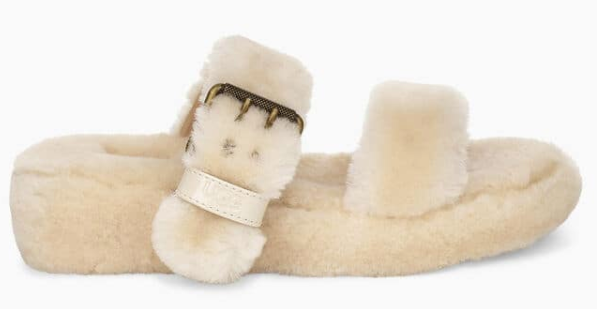 UGG-FUZZ YEAH SLIPPER-NATURAL