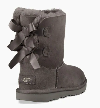 UGG-BAILEY BOW II KIDS-GREY