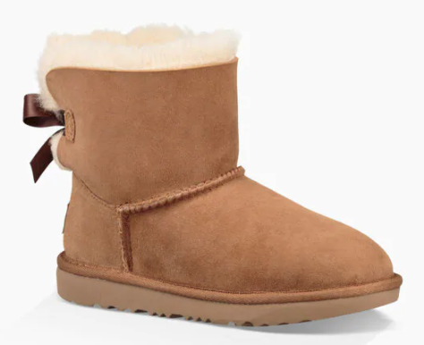 UGG-MINI BAILEY BOW II BOOT KIDS-CHESTNUT