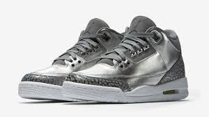 AIR Jordan 3 Retro Premium Heiress Metallic Silver (GS) AA1243-020