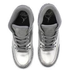 AIR Jordan 3 Retro Premium Heiress Metallic Silver (GS) AA1243-020